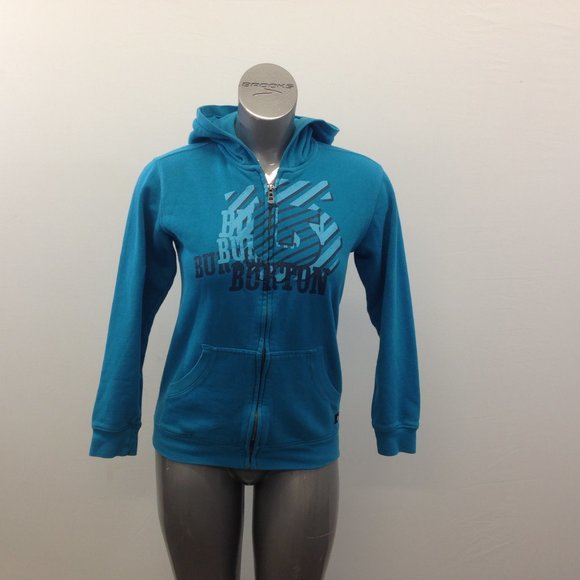 Burton Snowboarding Woman's Large Blue Hoodie